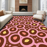 Harvest Moon Safari Expedition Spotted Design Floor Covering(Brown)