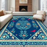 Traditional Heirloom Artisan Crafted Exotic Sanctuary(Blue)