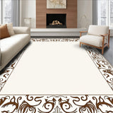 Heritage Damask Featuring Baroque and Flowing Vine Details (Brown)