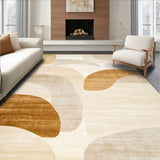 Abstract Arch Area Adhesive Non Skid Modern Pair(Beige)