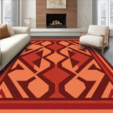 Weatherproof Collection with Interlocking Motifs(Red)