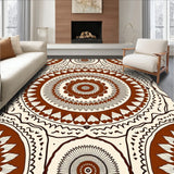 Boho Design with Intricate Botanical and Faded Charm (Brown)