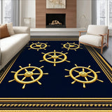 Captain Helm Sailing Ship Wheel Maritime (Gold)