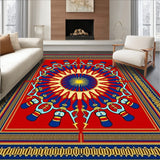 Traditional Toy Soldier Radial Decorative Flooring(Red)