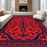 Botanical Interwoven Paisley Enchanting Artisan(Red)