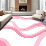 Abstract Cloud Swirl Contemporary Modern Minimalist Art(Pink)