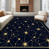 Celestial Constellation Map with Starlight Accents Astronomical Theme(Black)