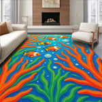 Tropical Fish School Design Marine Entrance (Blue) - ODIKA