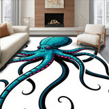 Ancient Undersea Beast Octopus Bones Mythology Art(Blue)