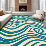 Cape Mediterranean Wave Tapestry(Beige)