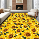 Rustic Vibrant Sunflower Illustration(Yellow)