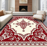 Handwoven Damask Blossom With Eclectic Charm (Red) - ODIKA