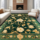 Luxurious Velvet Semi Circular(Green)