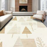 Festive Forest Beige Christmas Tree of Holiday(Beige)