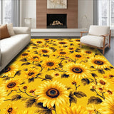 Vibrant Floral Patterned Statement(Yellow)