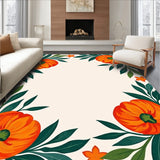 Autumn Harvest Botanical Pathway Embellishment(Orange)