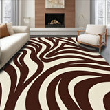 Abstract Wave Flow Contemporary(Brown)