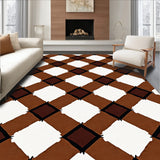 Autumn Tartan Plaid Check with Festive Details(Brown)