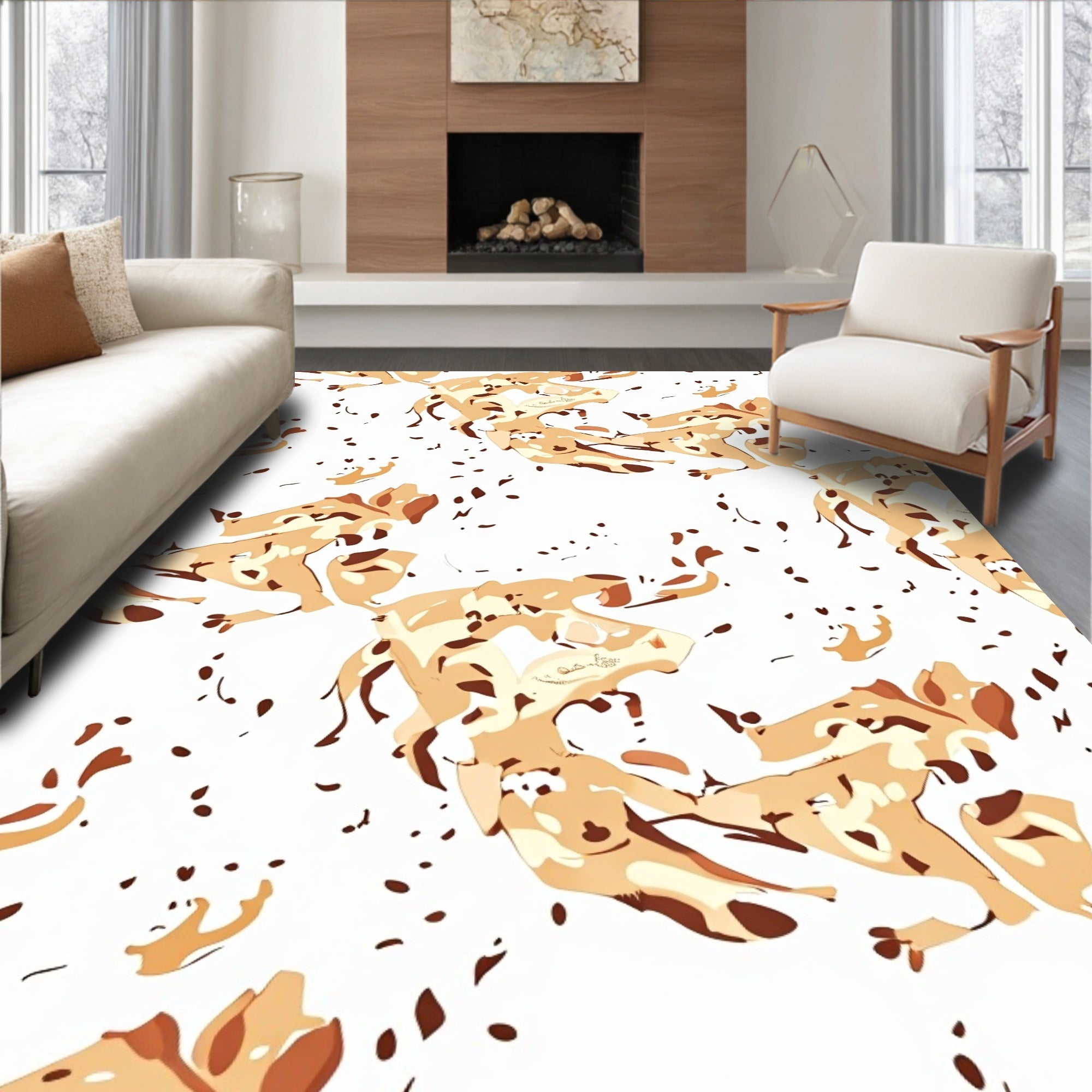 Mist Tie Dye Marbled (Beige) - ODIKA