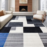 Ultra Soft Area Rug, Non Slip, Stain Resistant, Washable Area Rugs for Living Room, Bedroom, Modern Geometric Soft Non-Slip Living Room(Green)