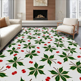 Festive Holly Berry Vine with Traditional Yuletide Botanical Design(Green)