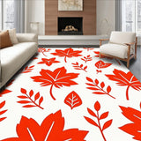 Festive Patchwork Plaid with Interlocking Seasonal Overlays(Red)