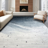 Cosmic Twinkle Rug Grey Galaxy Themed Area Carpet with Starry Design(Gray)