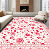 Vibrant Retro Blossom Design(White)