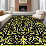 Exquisite Floral Vine Scroll Ornate Baroque (Black)
