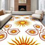 Essential Sunrise Bloom Interlocking Symmetrical Decorative (Brown)