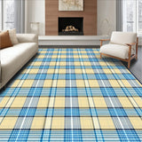 Elegant Tone Checkered Fabric(Beige)