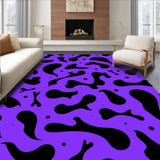 Bold Abstract Animal Inspired Design with Dynamic Contrast(Purple)