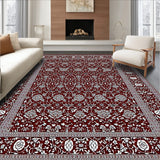 Abstract Floral Runner for(Red)