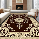 Artisan Medallion Scrollwork with Ornate Baroque Flourish (Brown)