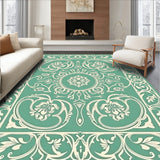 Botanical Revival Interlocking Vinework Medallion(Green)