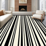 Monochrome Barcode Style Abstract Decorative(Black)