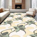 Minimalist Abstract Wave Featuring Fluid Interlocking Lines (Beige) - ODIKA