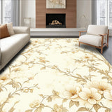 Chic Area with Timeless Floral Accents for Modern Spaces(Beige)