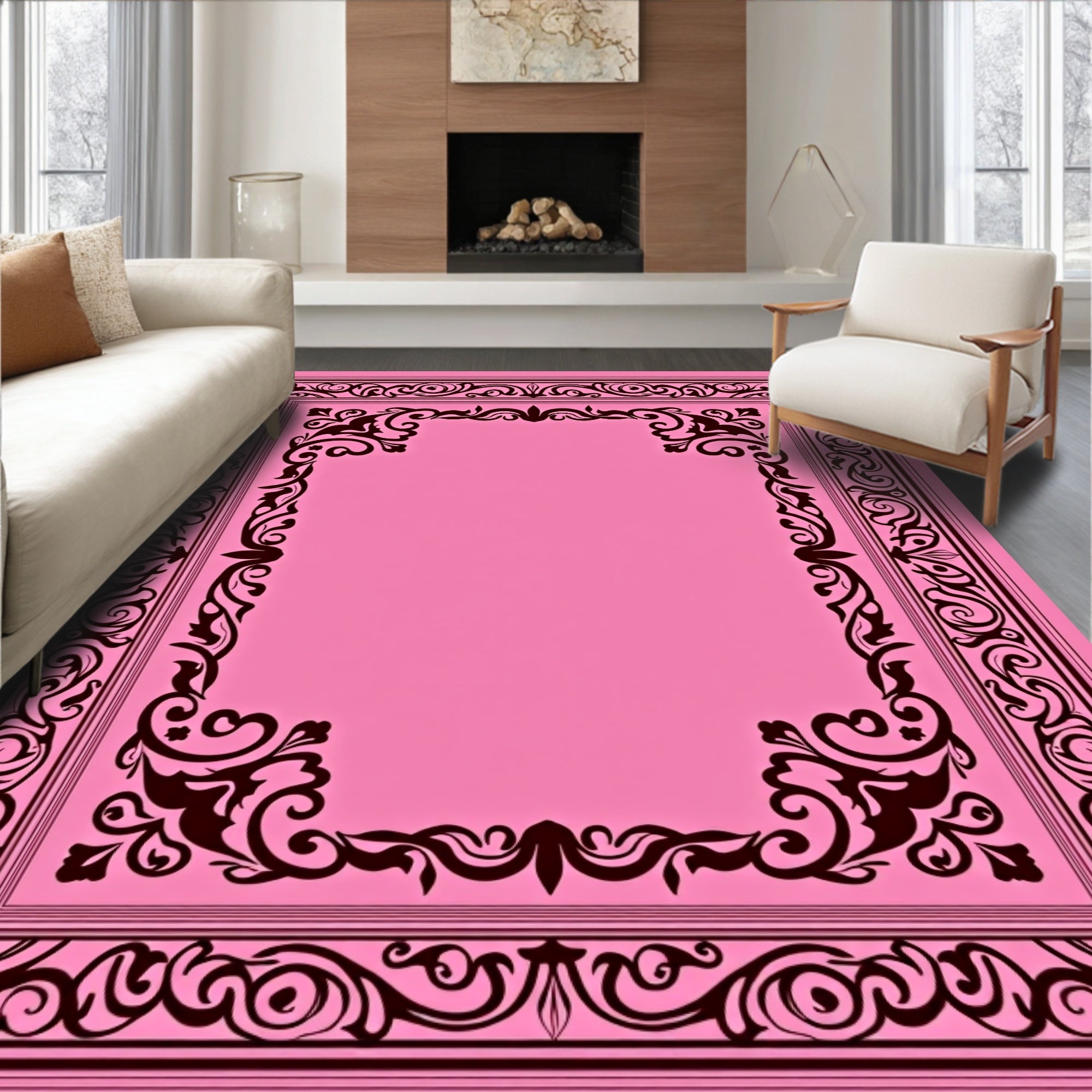Scrollwork Blossom Classic Decorative (Pink) - ODIKA