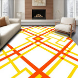 Modern Sunspire Trellis with Dynamic Chevron Accents (Orange)