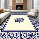 Mediterranean Mosaic Arabesque Kaleidoscope Trellis Web(Beige)