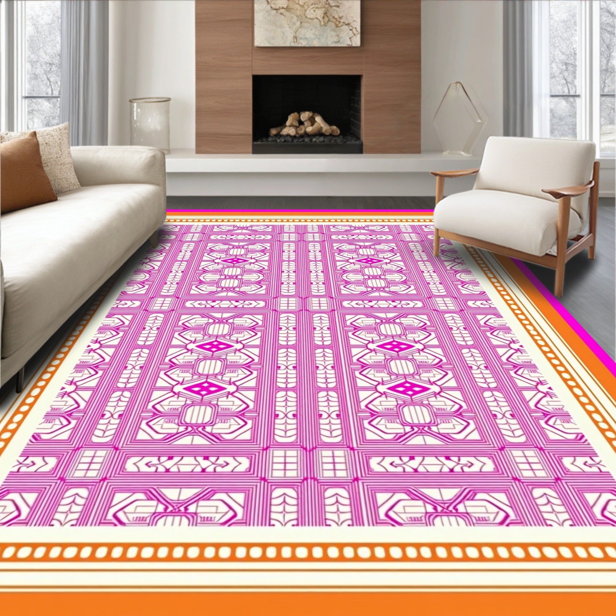 Djugun Interlocking Lattice (Pink) - ODIKA