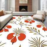 Elegant Autumn Botanical Gourd Leaf(Red)