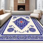Eclectic Mosaic Ornamental Patchwork Transitional Charm (Blue) - ODIKA