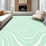 Abstract Wave Ripple with Art Nouveau Influence(Green)