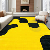 Interwoven Curved Lines(Yellow)