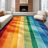 Ultra Soft Area Rug, Non Slip, Stain Resistant, Washable Area Rugs for Living Room, Bedroom, Tufted Kids Room Rug for Minimalist Decor(Red)