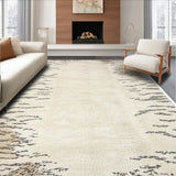 Ultra Soft Area Rug, Non Slip, Stain Resistant, Washable Area Rugs for Living Room, Bedroom, Fawn Animal Print(Beige)