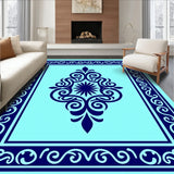 Damask Enchanted Swirl Tapestry(Blue)