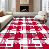 Seasonal Tartan Inspired with Check Design(Red)